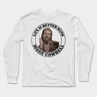 SNL: Life Is Better With More Cowbell Vintage (Dark Print) Long Sleeve T-Shirt